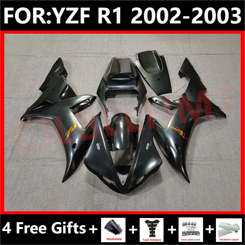 NEW-ABS-Motorcycle-Injection-mold-full-Fairing-Kit-fit-For-YZF-R1-2002 ...