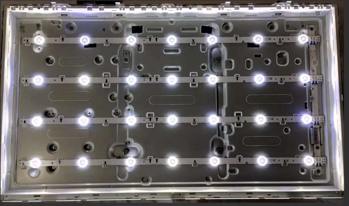 Tira de Retroiluminação Led para Ue32h5570s 32h5000 Un32j5003af D4ge320dc1-r1 r2 Bn96-30443a 30442a 2014svs32fhd 7led 65cm 10kits - Imagem 6