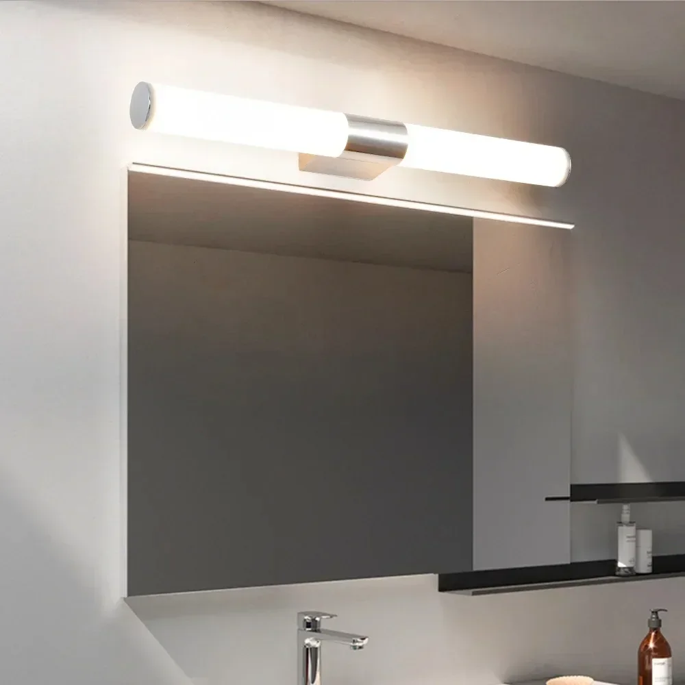 LED 거울 조명 방수 벽 램프, AC85-265V LED 튜브, 현대 벽 램프, 욕실 조명, 방 장식, 12W