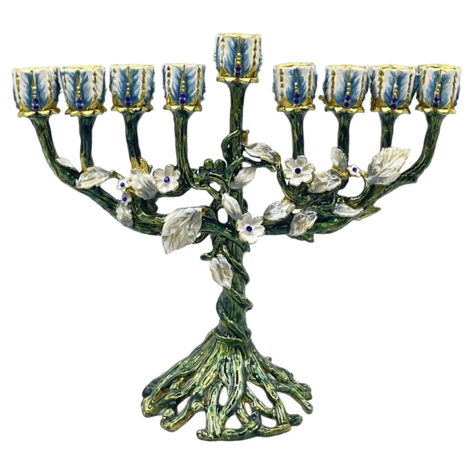 Traditional Menorah Candelabra Candelabrum Hotel Party Hanukkah Candleholder