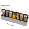 Seasoning Box Wall-mounted Punch-free Adjustable Seasoning Box Multi-function Seasoning Jar Combination Set Storage MSG Jar 5