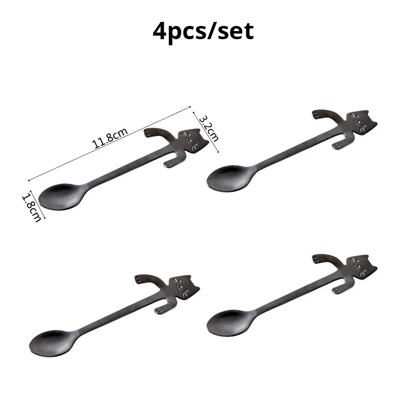 4pcs black