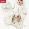 Baby Sleeping Bag Newborn Baby Anti-shock Sleeping Bag Pajamas Baby Pajamas Light Zipper Crawling Suit Anti-kick Cartoon Animal 4