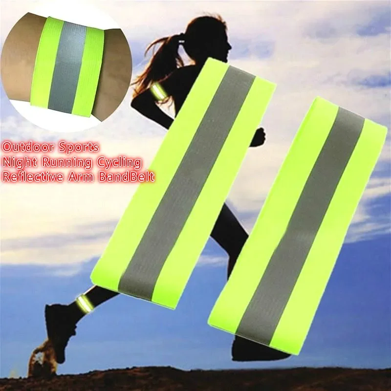 

Эластичный ремешок на запястье для занятий спортом на открытом воздухе, светоотражающий наручный браслет для ночного бега и детской петли на щиколотке 2024