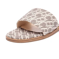 Classic Simple Design Wearable Comfortable Anti-slip Sole Letter Printed Slippers Seasonal New Summer Fashion Women's Sandals - Image 4