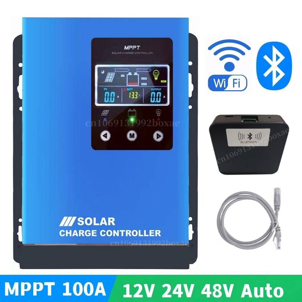 100AMPPTSolarChargeControllerWiFiBluetooth100AmpSolar