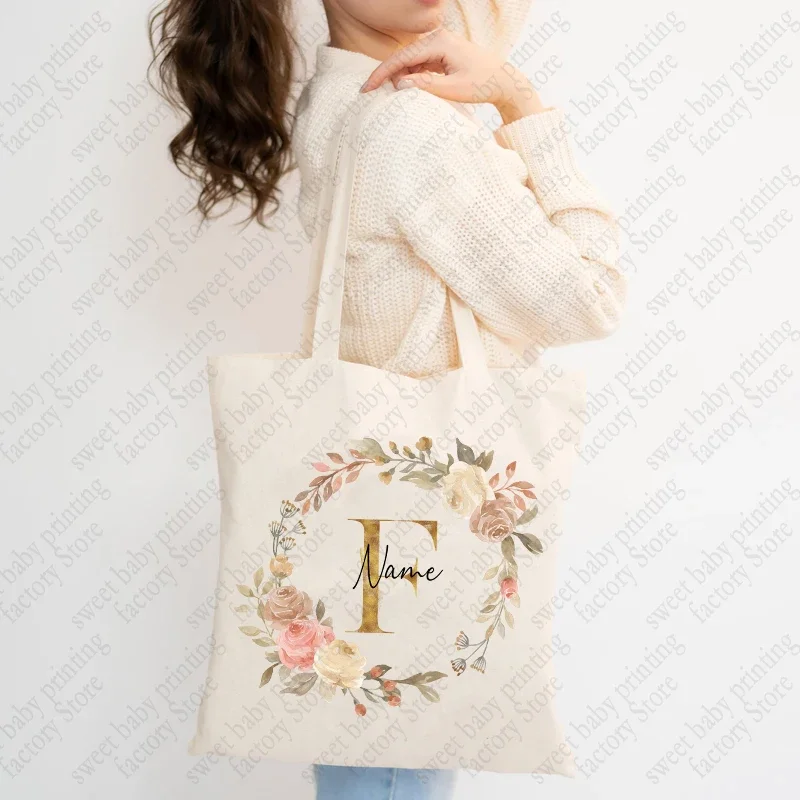 Shopping Bag Tote Bags Canvas Bag Canvas Bags Personalization Totes Shopper Bag Woman Reusable Canvas Bolsas Bachelorette Party Gift Beach Handbag Aesthetics Organizer