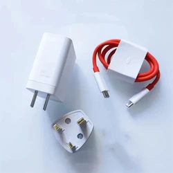 High - Power 160W Supervooc Fast Charging Adapter with USB - C Cable - UK charger and cable