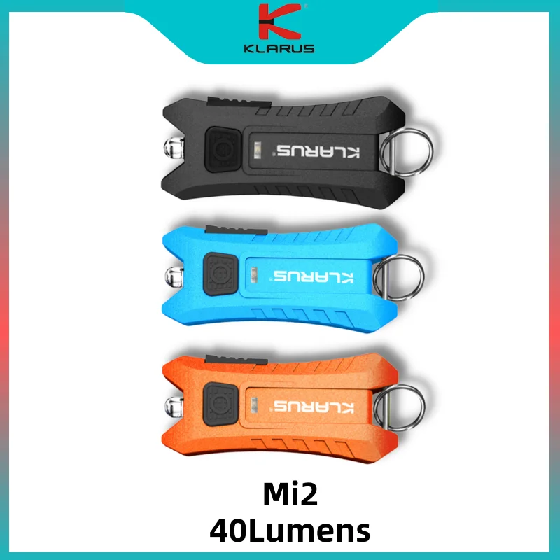 

KLarus Mi2 Keychain Light Rechargeable 40 Lumens everyday carrying Protabel EDC Flashlight