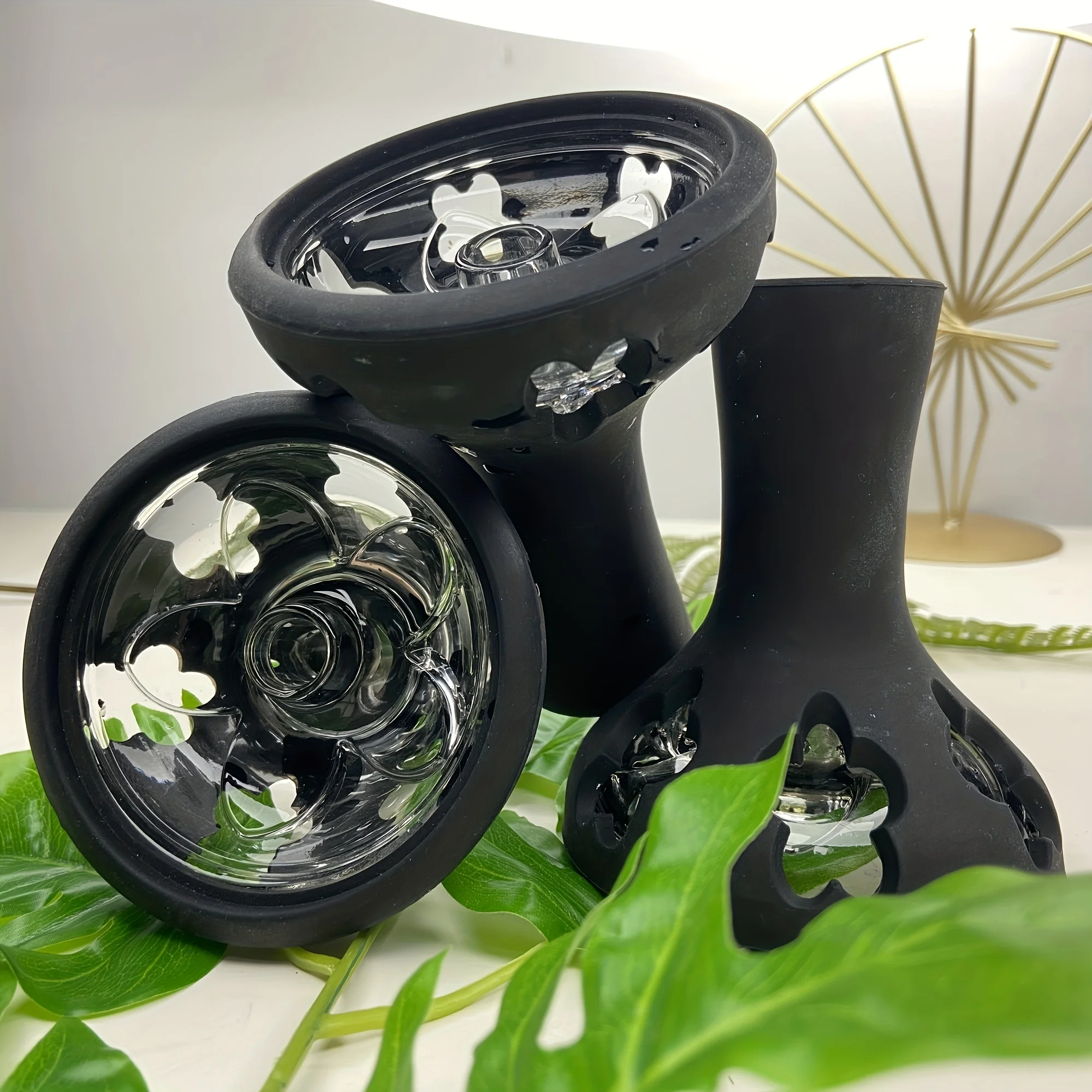 FlowerShapeCrystalHookahBowlShishaAccessoriesCrystalShishaBowl