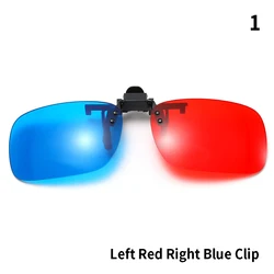 Enhanced 3D Anaglyph Glasses with Black Frame - Red, Blue, Green Lens for Immersive Movie Experience (1)