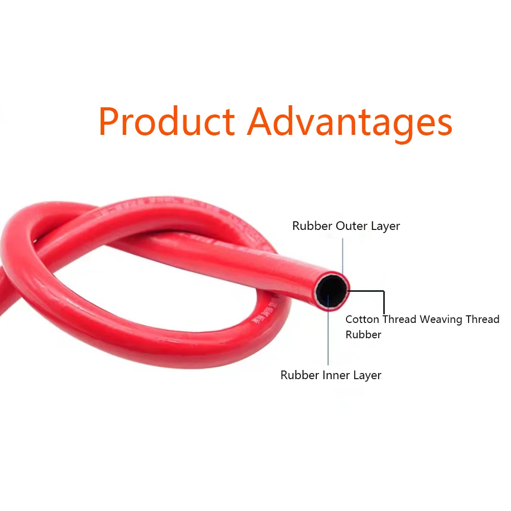 High Pressure Hose Fire Torch Gas Pipe 8mm 10mm 13mm 16mm 19mm 25mm Propane Tube PVC Hose Gas Cutting Welding Accessories