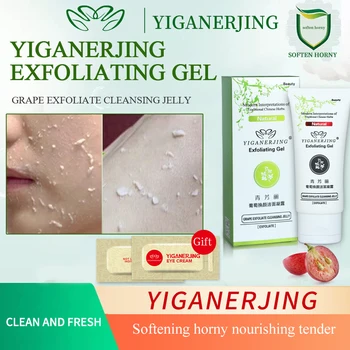 2Pcs YIGANERJING Facial Cleanser Foam Face Wash Remove Blackhead Moisturizing Shrink Pores Deep Cleaning Oil Control Whitening