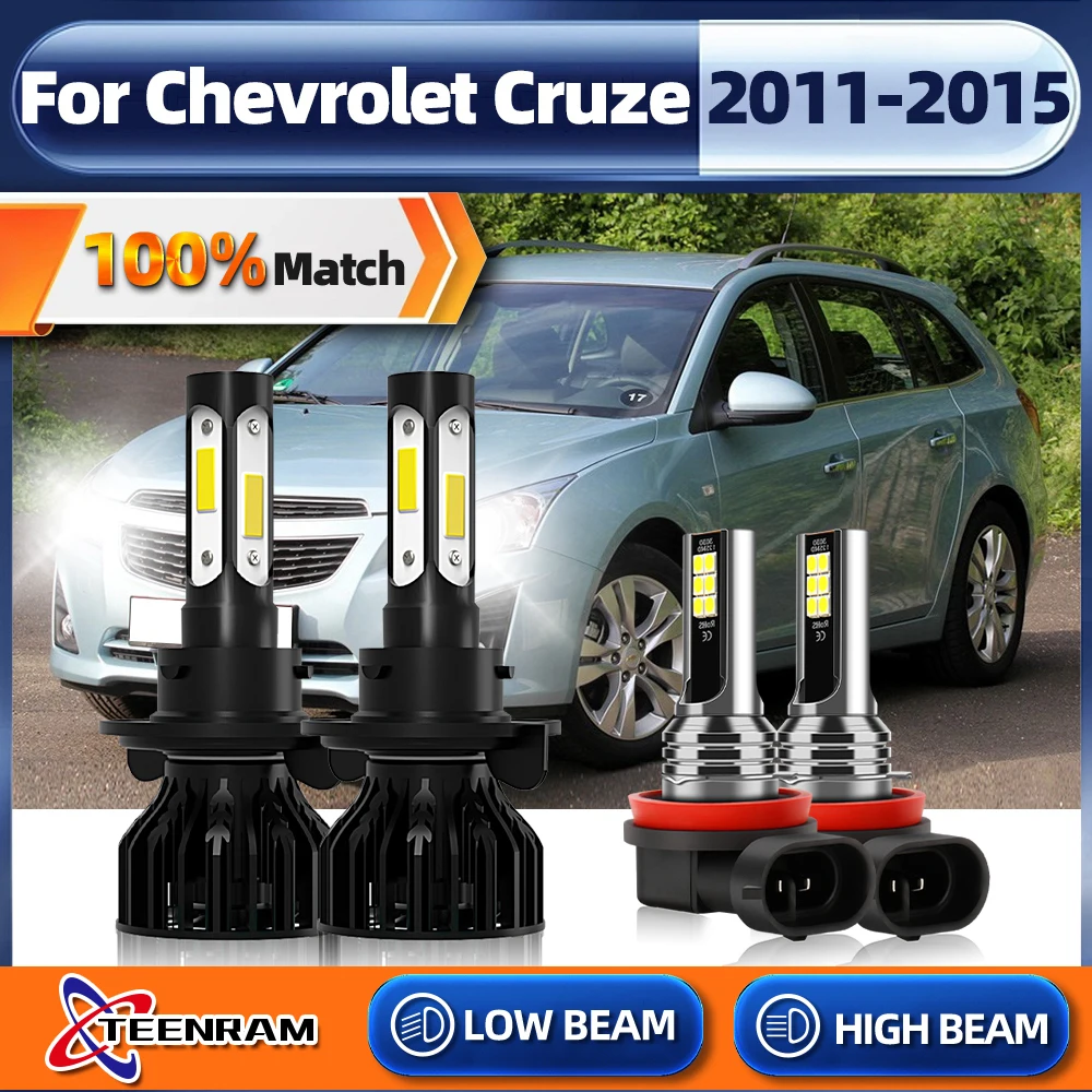 

H13 LED Car Light Bulbs LED Car Headlight Bulbs 240W 40000LM H8 Auto Fog Lamp For Chevrolet Cruze 2011 2012 2013 2014 2015