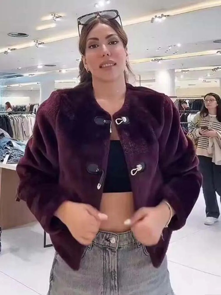 Autumn Jackets For Women 2025 New Chic Fashion Rope Knot Buckle Coat Street Warm Women's Jacket Long Sleeve Casual Outerwear ﻿