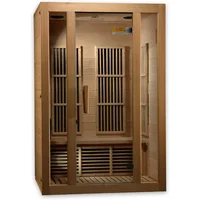 Sauna, Carbon Far Infrared Sauna for 2 Persons, Hemlock Wood (Curbside Delivery), Easy To Assembly, Indoor Saunas Room 1