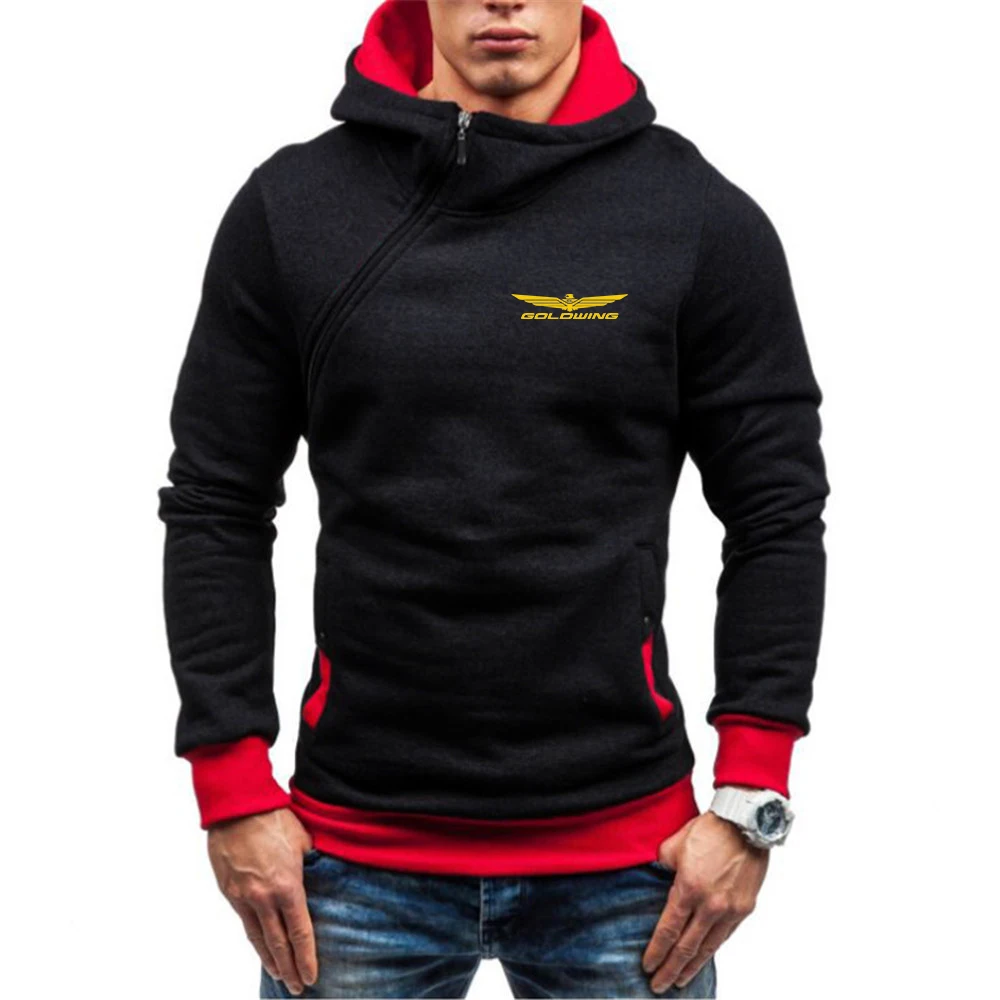 2023 men's new Golden Wing GL 1800 motorcycle autumn clothing Harajuku fashion printing comfortable five-color sports hoodie