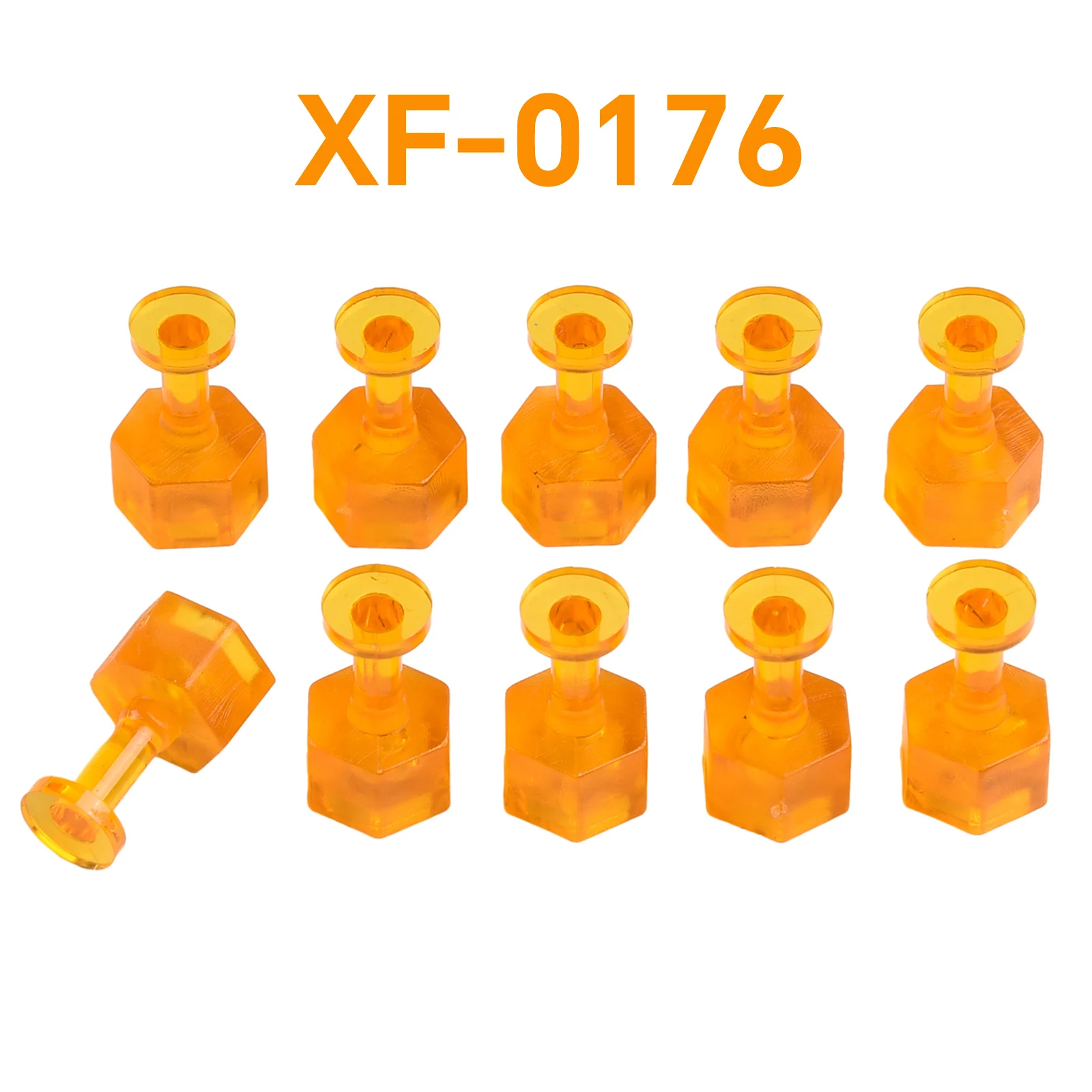 10/30 stücke Kleber Tabs Dent Removal Tool PDR Orange Tabs Auto Paintless Dent Reparatur Wartung Orange Farbe Dent Reparatur werkzeug – Detail 7