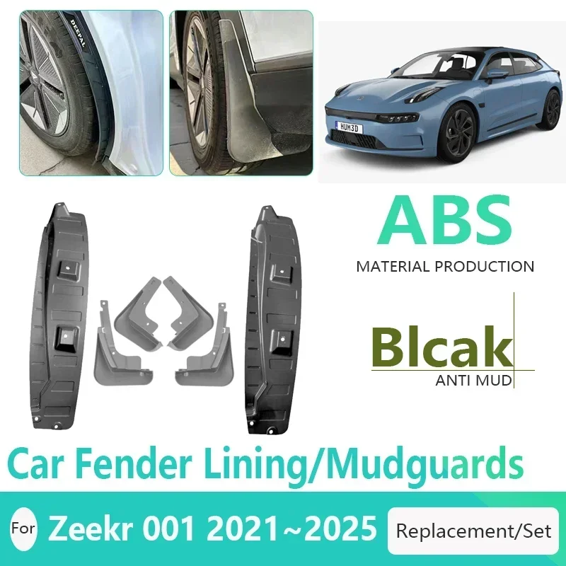 

Car Mud Guards For Zeekr 001 2021 2022 2023 2024 2025 Antifreeze Mudguard Mudflap Muds Guard Door Fenders Wheel Auto Accessories
