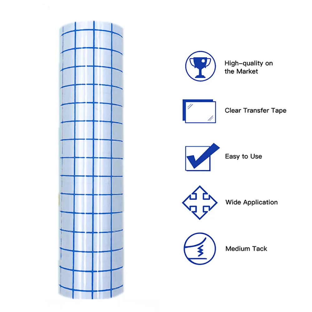 Transfer Tape for Heat Transfer Vinyl - Iron On Transfer Paper - Heat  Transfer Paper, Clear Transfer Tape for Printable HTV - AliExpress