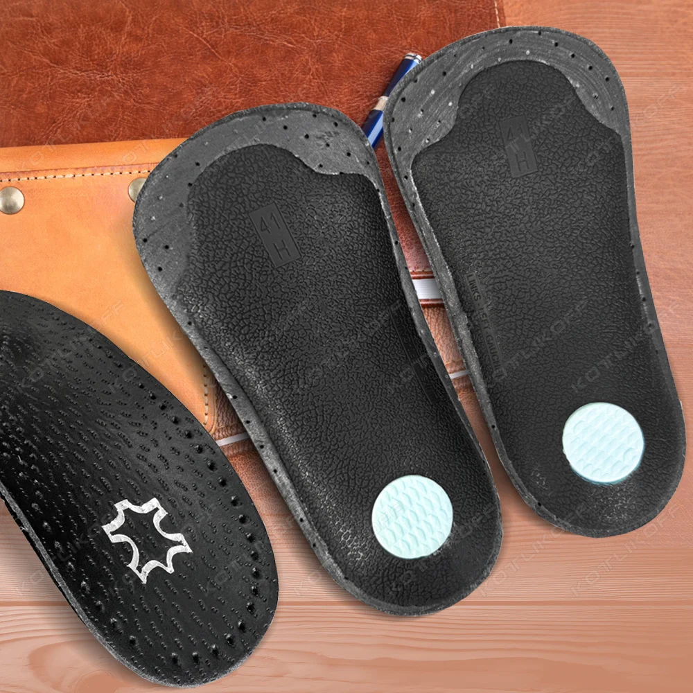 leather Sport Orthopedic Insoles High Arch Supports Shoe Sole For Men Women Plantar Fasciitis Flat Feet Pain Relief Shoe Cushion shoe insoles,sport insoles,orthopedic insoles,sport orthopedic insoles,sports insoles