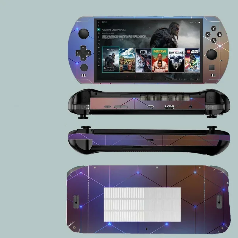 프리컷 1x 상단+1x 후면+측면 스킨 스티커 케이스 커버 보호 필름 2022 2023 2024 GPD Win 4 3