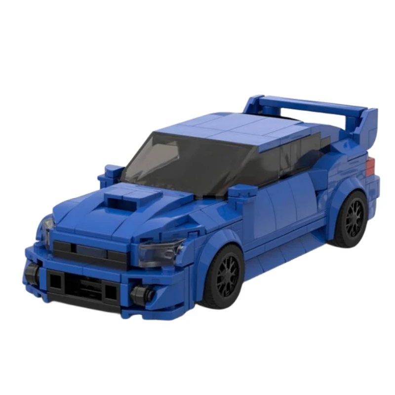 Hot Japan Jdm Wrx Sti Racing Sports Car Vehicle Speed Champion Racer Building Blocks Giocattolo Educativo Per Bambini Compleanno Natale