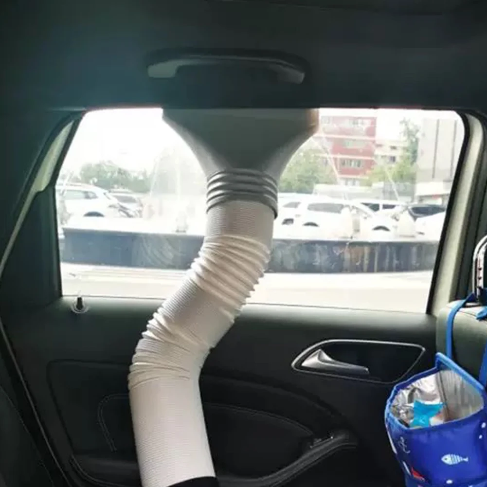 อะแดปเตอร์ท่อดูดอากาศแบบแบนสำหรับเครื่องปรับอากาศ อะแดปเตอร์ท่อดูดอากาศสำหรับติดตั้งในหน้าต่าง อะแดปเตอร์ท่อดูดอากาศสำหรับเครื่องปรับอากาศและระบบดูดอากาศ 1