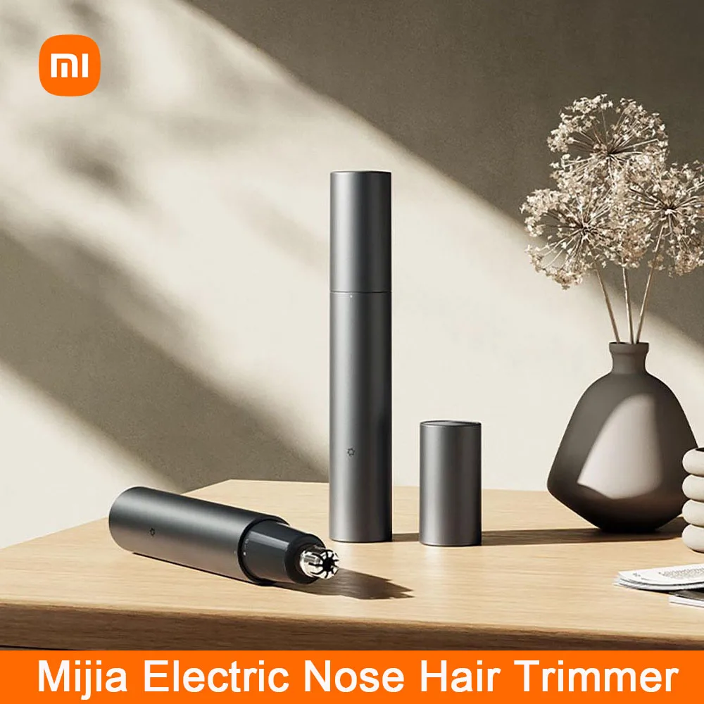 

Электрический триммер Xiaomi Mijia для волос в носу, зарядка Type-c, магнитное всасывание, защитное покрытие с антибактериальным покрытием, водонепроницаемость IPX5