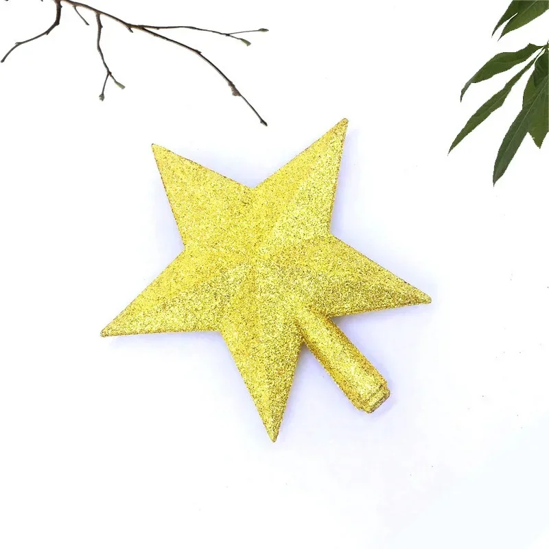 10/15/20cm Christmas Tree Top Star Merry Christmas