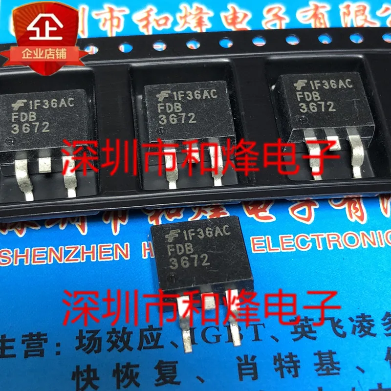 

5PCS-10PCS FDB3672 TO-263 100V 44A NEW AND ORIGINAL ON STOCK