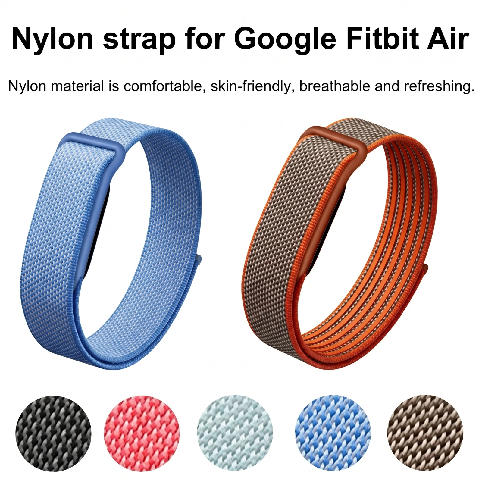 Breathable Nylon Braided Sport Watch Strap Bracelet