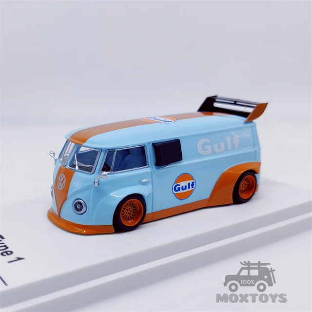 TimeMicro 1:64 T1 Gulf Oil orange white Diecast Model Car