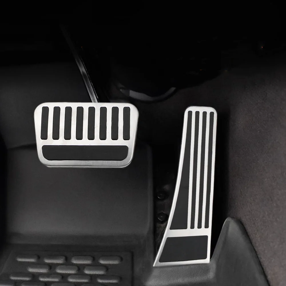 Stainless Steel Car Accelerator Brake Pedal Covers Anti-skid Car Foot Pedas Pad Acc. BYD Seal U Sealion 06 07 +