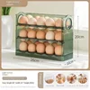 Egg Storage Box Refrigerator Organizer Food Containers Egg Fresh-keeping Case Holder Tray Dispenser Kitchen Storage Boxes 2