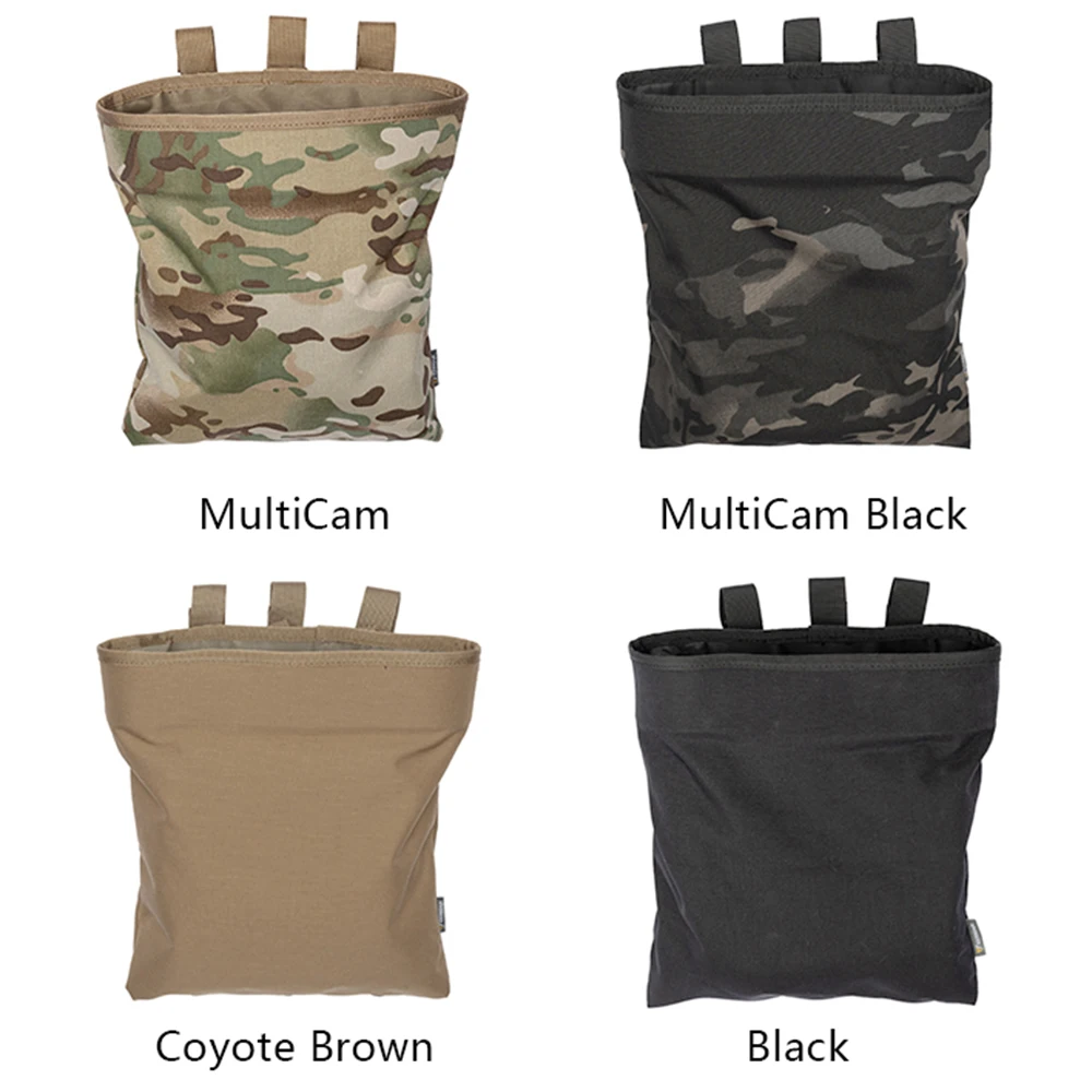 

IDOGEAR Hunting Molle Tactical Dump Pouch Recycling Bag Storage Bag Airsoft Accessories Military Tool Kit Tactical Drop Pouch