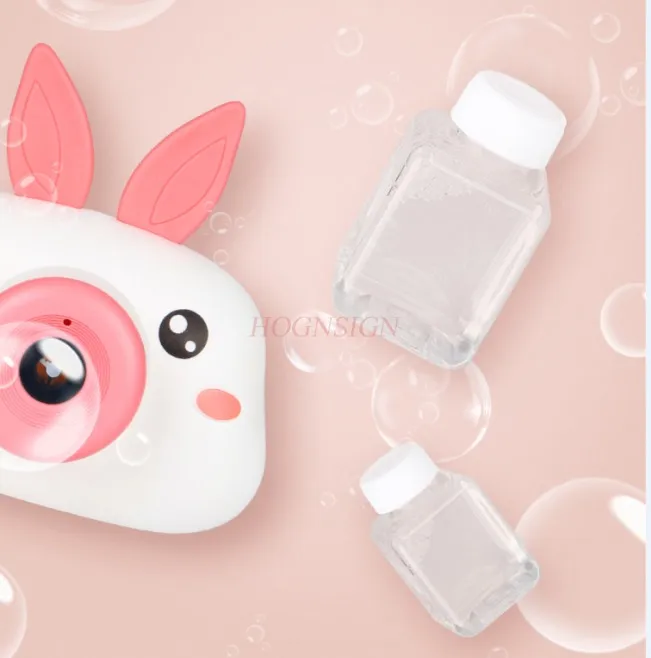 Bubble Girl Heart Automatic Bubble Blowing Gun Music Light Camera Children's Bubble Toys 4