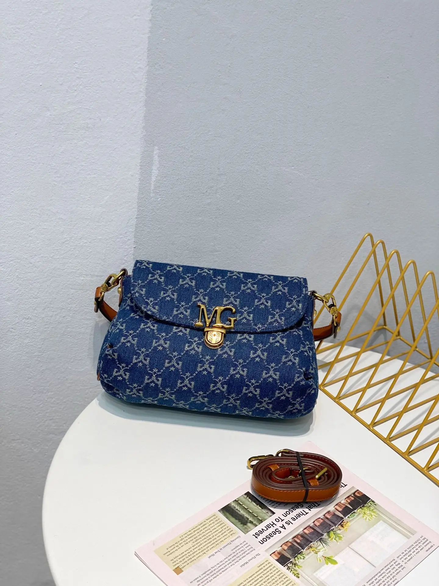 Luxury Denim Handbags Female Blue Jeans Tote Bag New Fashion Versatile  Messenger Bag EW6389 - AliExpress