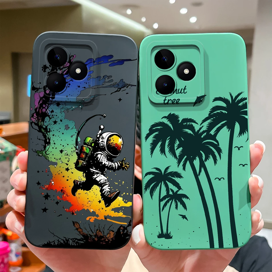 Cute Cat Soft Liquid Silicone Bumper Back Cover - Full Protection Phone Case