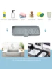 Kitchen Sink Sponge Holder Silicone Soap Dish Bar Soap Holder Self Draining Anti-slip Storage Rack Bathroom Kitchen Supplies 5