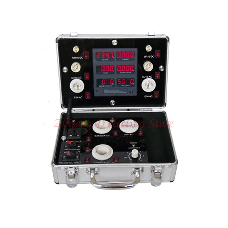 

LED energy-saving lamp display box, 3020-6P lamp tester, test current, voltage, power, power factor, frequency
