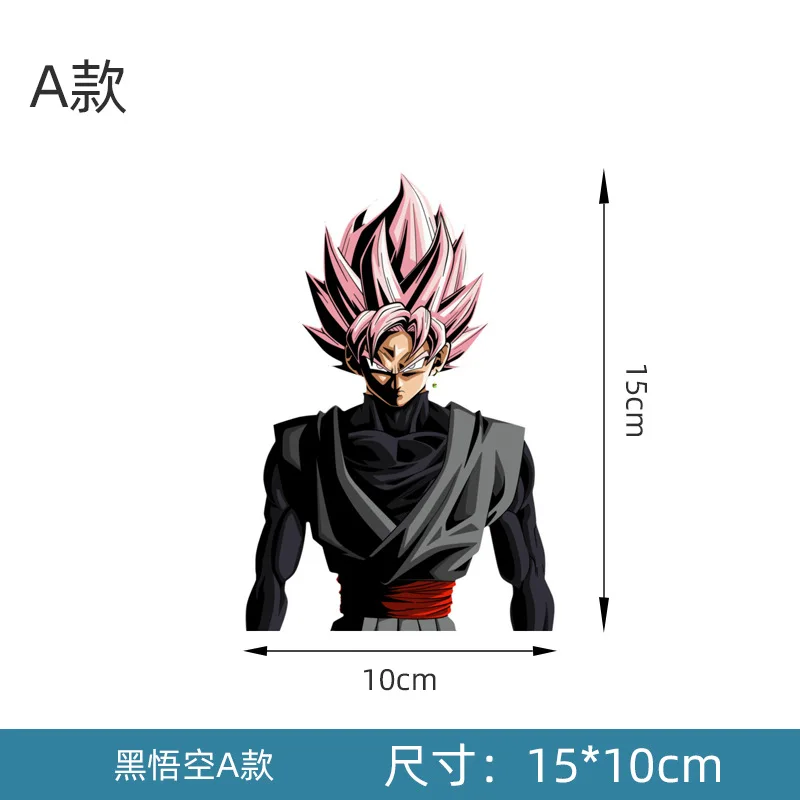 Dragon Ball Saiyan Auto Aufkleber Goku Anime Figur Windows Aufkleber Auto  Dekoration Auto Zubehör Ornamente DIY Windschutzscheibe Decor