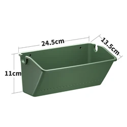 Vertical Wall - Mounted Hanging Garden Planter Box (Green)