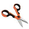 1Piece Stainless Steel Fishing Scissor Accessories Electrician Portable Scissors Plier Cut PE Braid Line Lure Carp Fishing Tools 5
