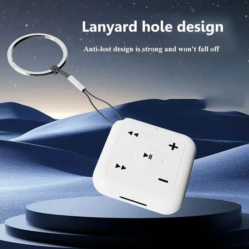 Mini Pocket Bluetooth MP3 Player Wireless Hifi Sound Music Walkman Type-C Rechargeable Compatible with Bluetooth Headset TF Card