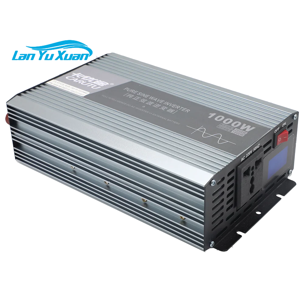 

1000 W 12V Murni Inverter Gelombang Sinus Off Grid Solar Rumah Menggunakan Solar Inverter 1000 Watt Konverter Daya