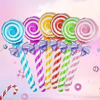6pcs Hands Lollipop Gift Foil Balloons Candy theme Wedding Birthday Party Decorations Children's Day Toy Mothers' day Balloon 1