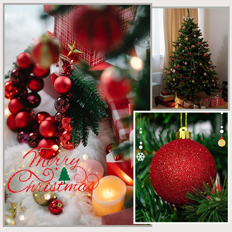 Navidad 24/36Pcs Christmas Ball Christmas Tree Ornament Hanging Pendant Home Party Decoration Christmas Decoration 2022 New Year - Image 6