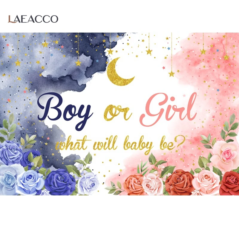 Sfondo Gender Reveal 2.1x1.5m - Orso Con Palloncini Blu/Rosa, Per Feste E Foto, Materiale Vinilico - Foto 4