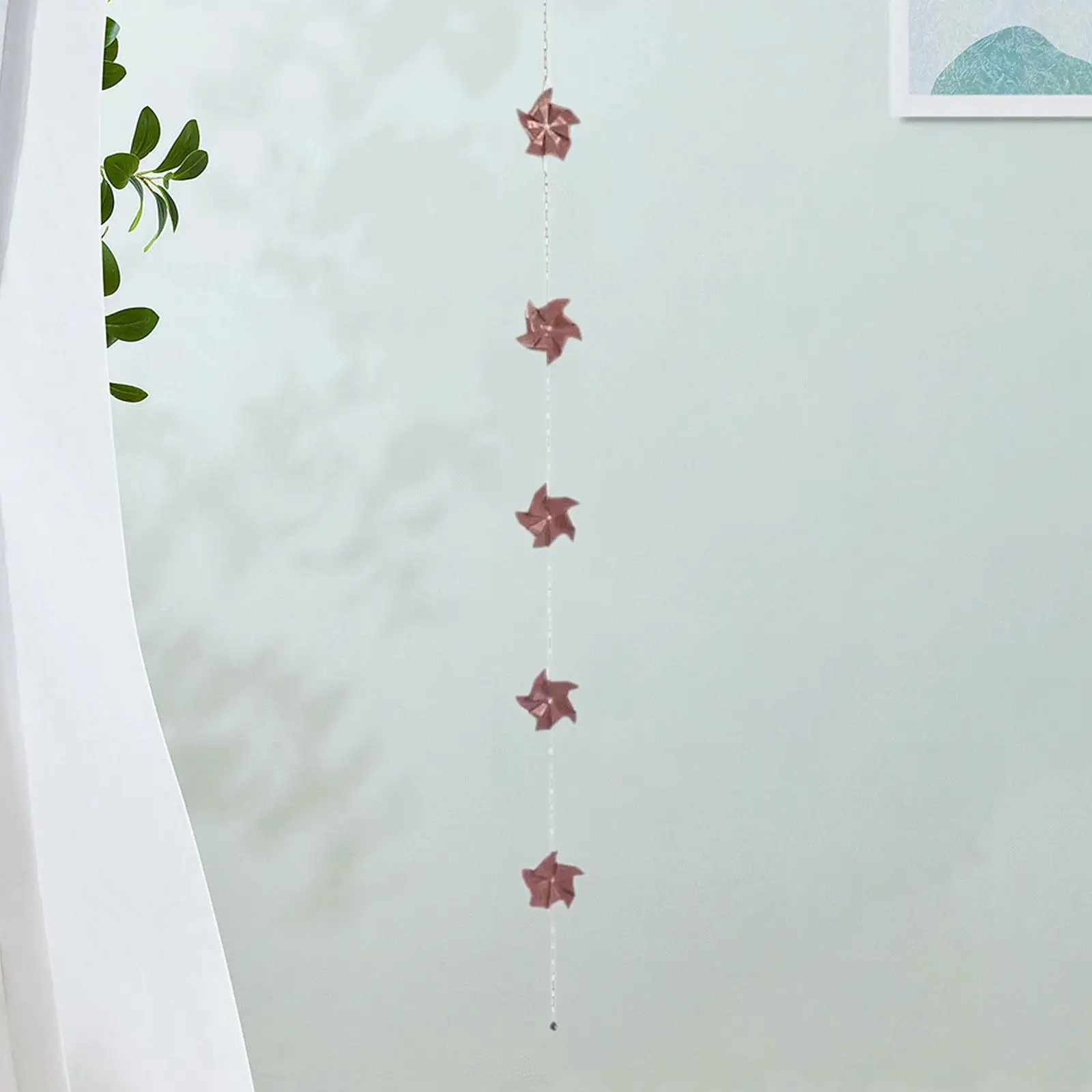 Windmill Rain Chain Functional Decor Metal Art Decorative Hanging Rain Gutter Chain Rainchain for Outside Garden Rainwater House